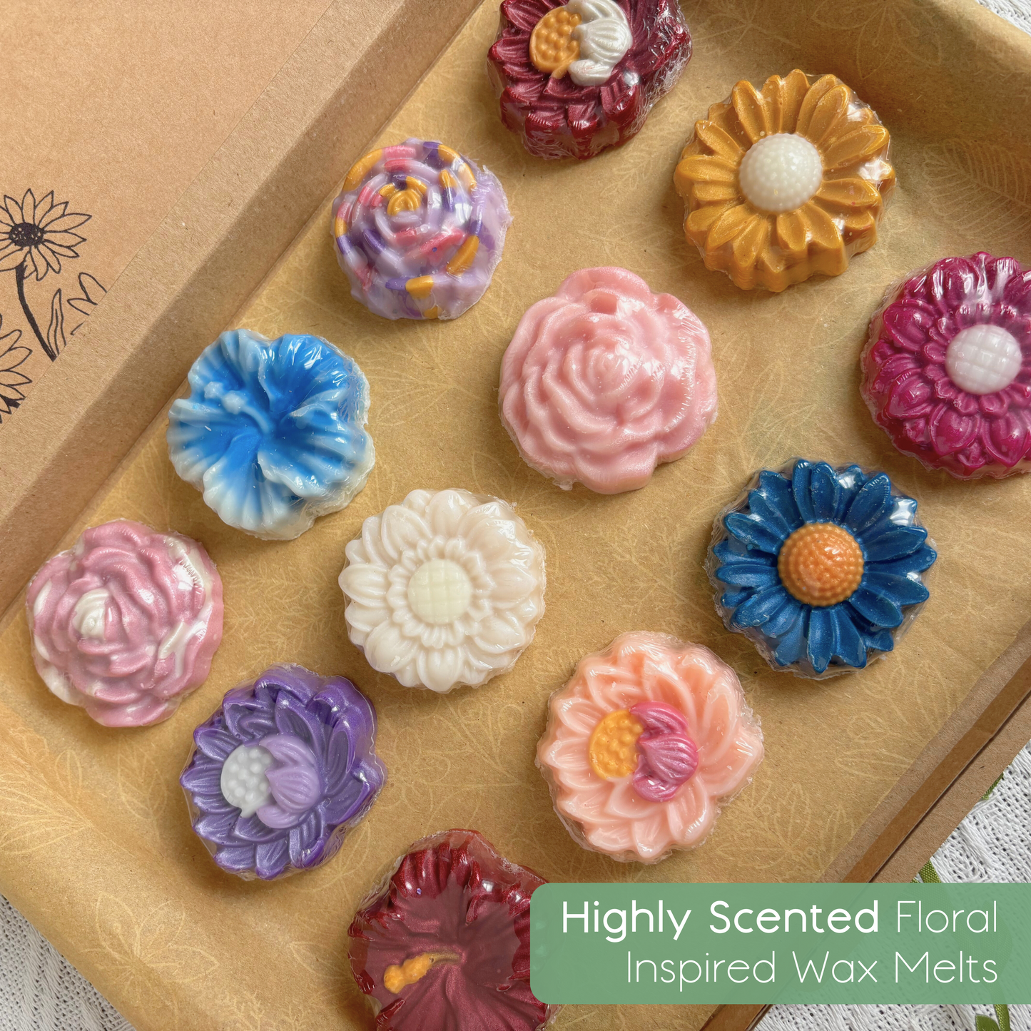 Floral Wax Melts Mystery Box