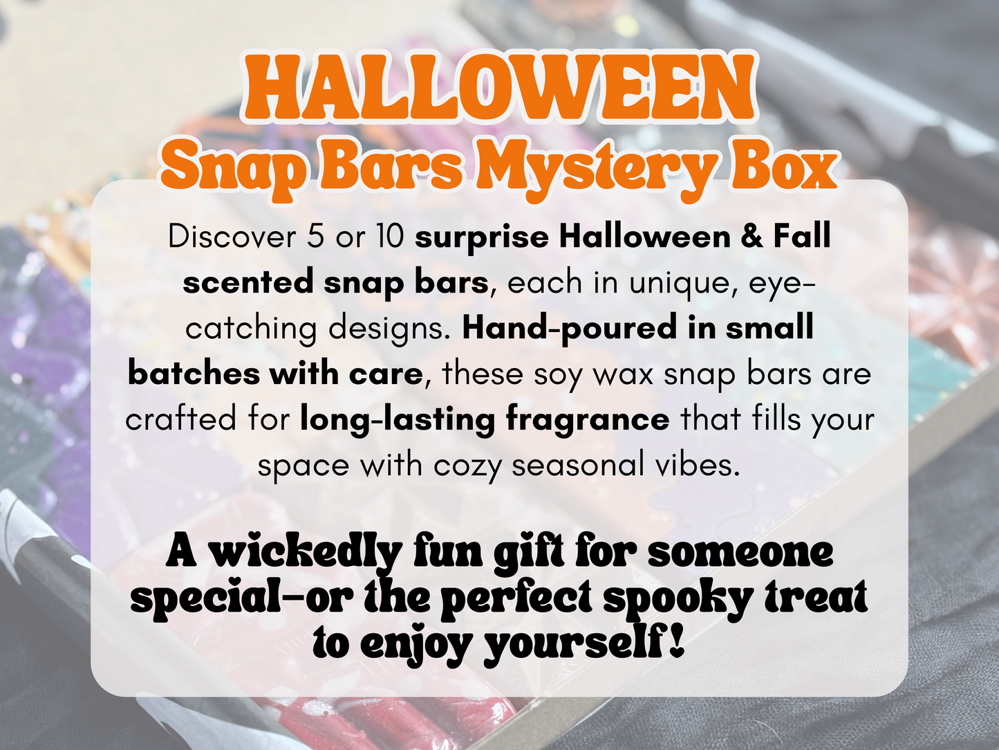 Halloween Snap Bars Mystery Box