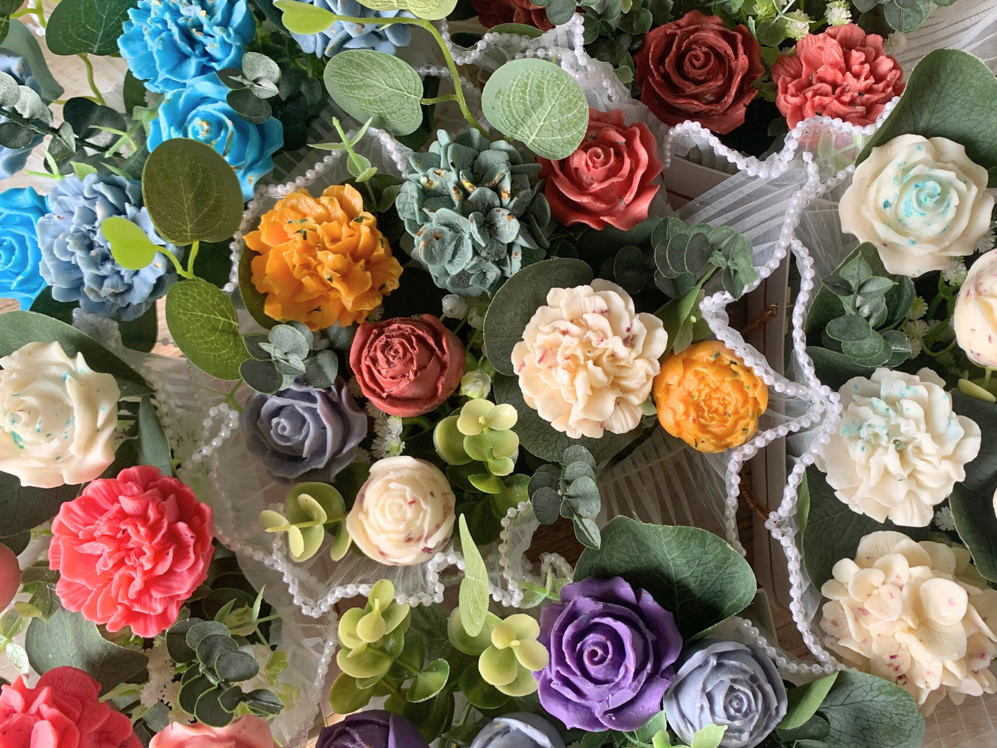 Luxury Wax Flower Bouquet In The Box